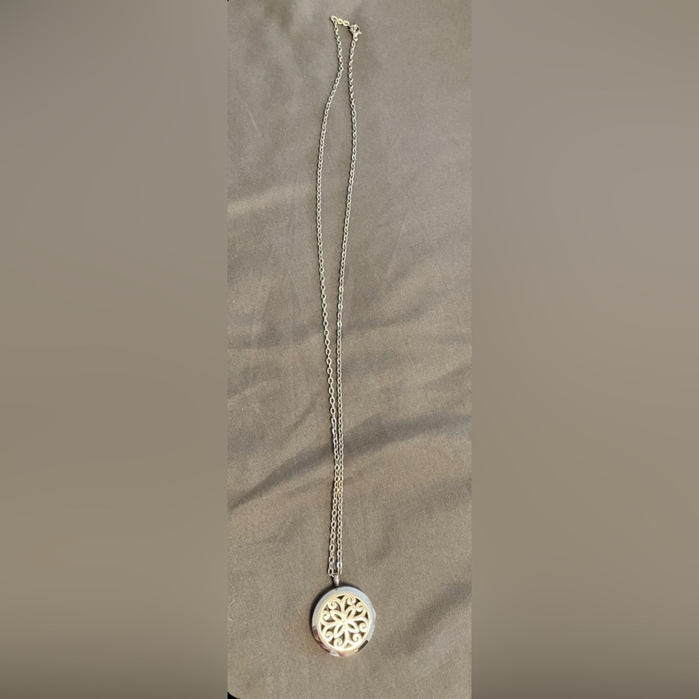 Essential oil diffuser necklace